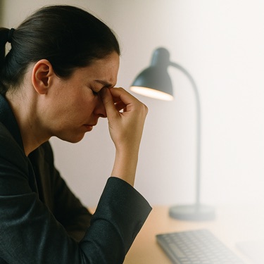 Woman frustrated with poor IT support provider