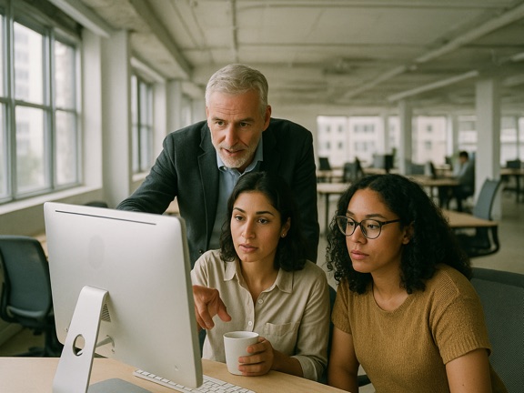 Woman frustrated with poor IT support provider
